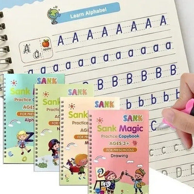 Sank Magic Kit De Caligrafía – Kit 4 Libros ✏️📚