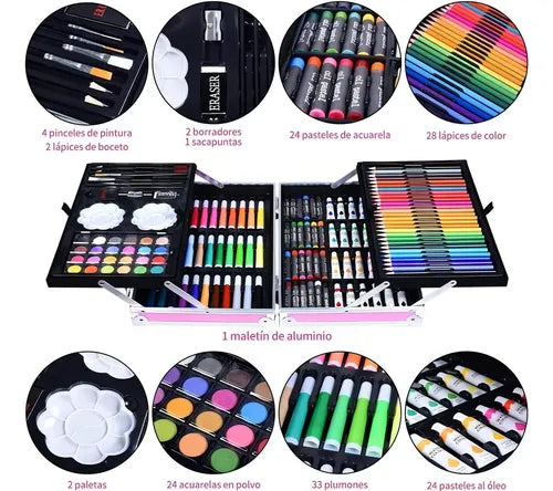 Magic Combo set metalico arte 145 +rollo papel